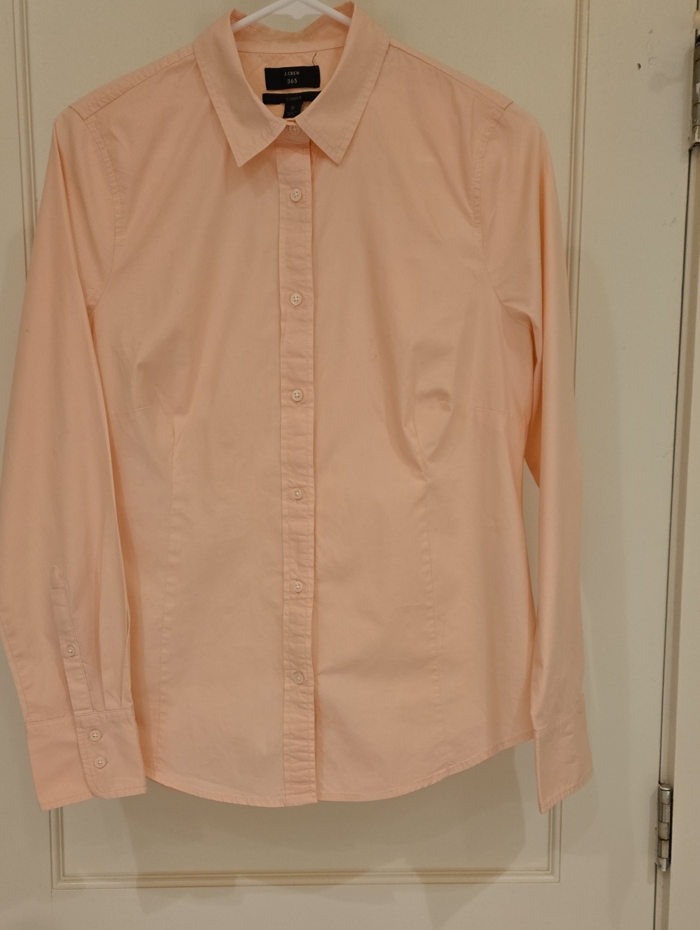 J. Crew 365 Stretch Cotton Classic Button-Down Shirt In Soft Pink